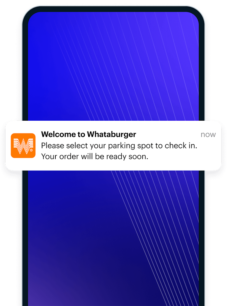 Whataburger app notification